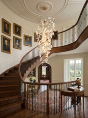 Gingko Cascade Leave Chandelier