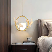 Gingko Halo Glass Pendant Lamp