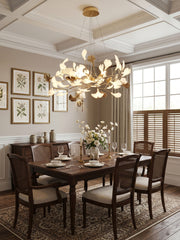Gingko Wreath Chandelier