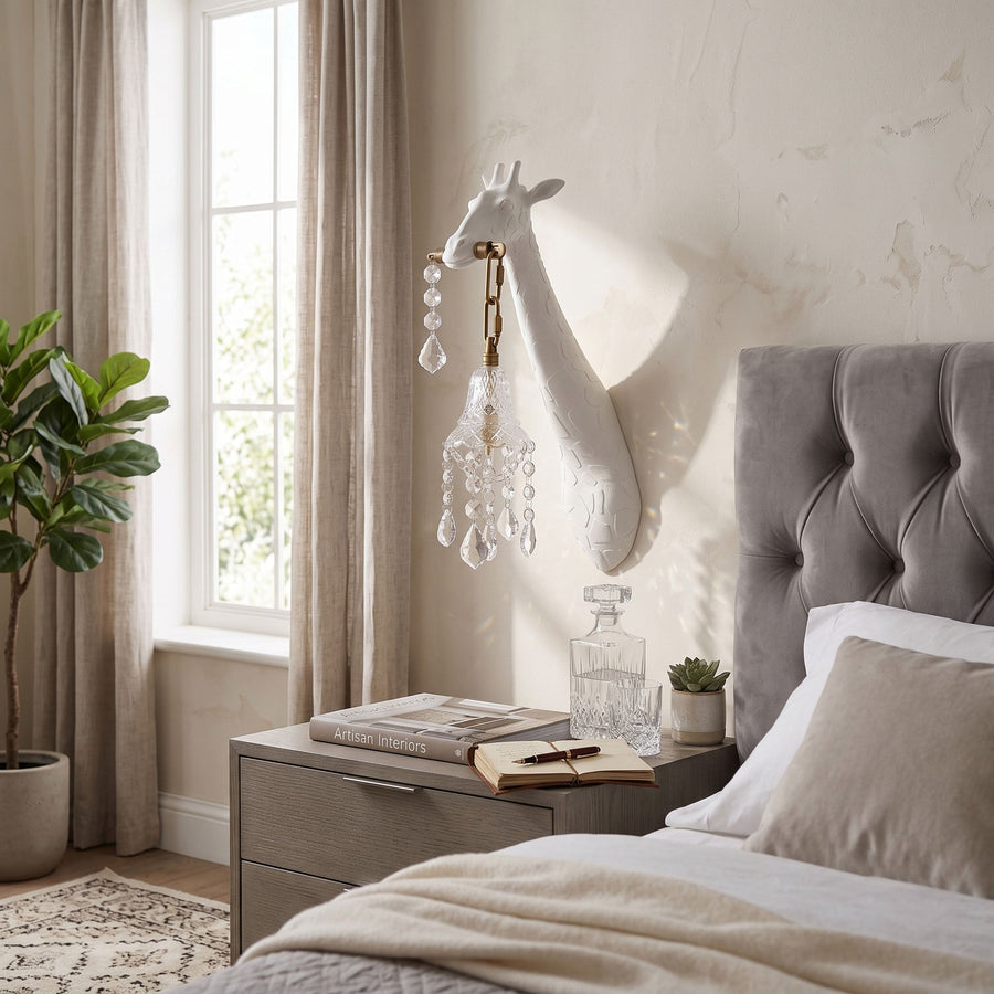 Giraffe Crystal Wall Lamp