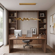 Gold Ribbon Chandelier