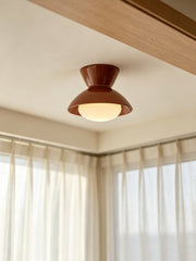 Gourd Resin Flush Mount Light
