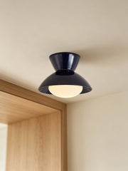 Gourd Resin Flush Mount Light