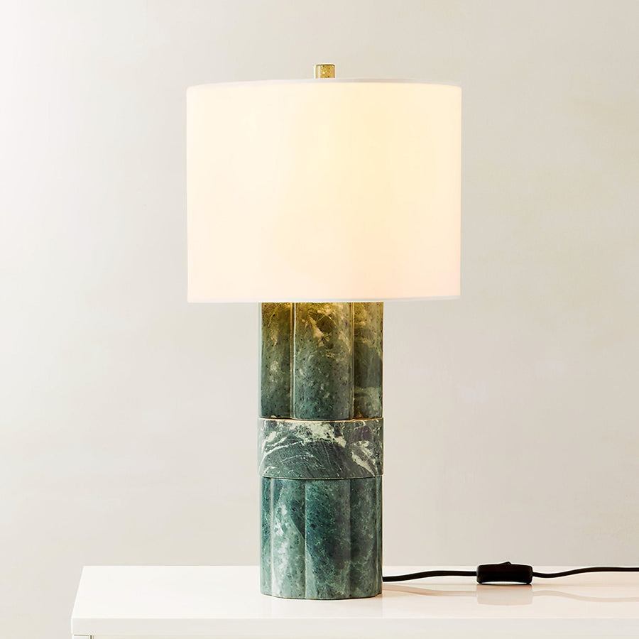 Green Marble Table Lamp