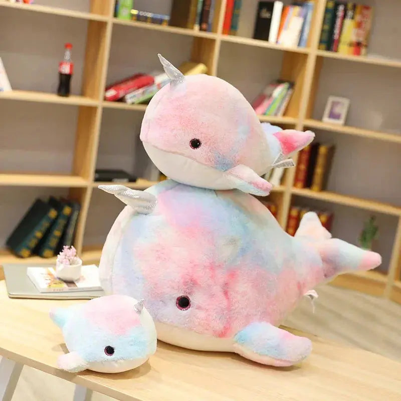Sleepwyn Narwhal Plush Rainbow Toy