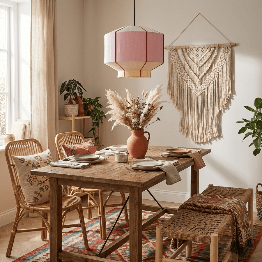 Hand-Wound Lantern Pendant Lamp