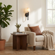 Harp Alabaster Wall Sconce