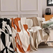 Sleepwyn Soft Chenille Plaid Couch Cover