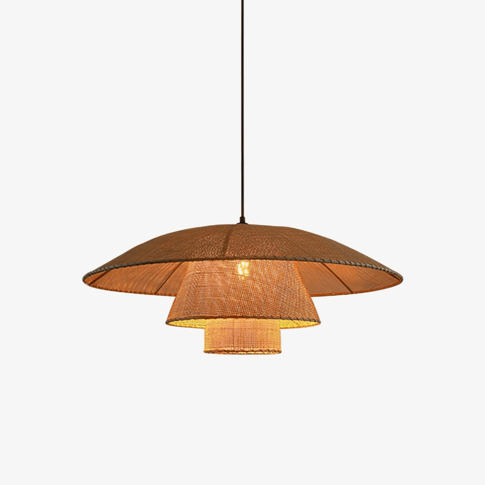 Hat Weave Rattan Pendant Lamp