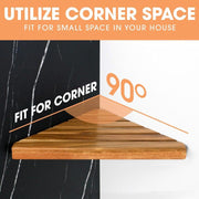 Sleepwyn Acacia Corner Shelf