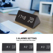 Sleepwyn Wooden LED Clock