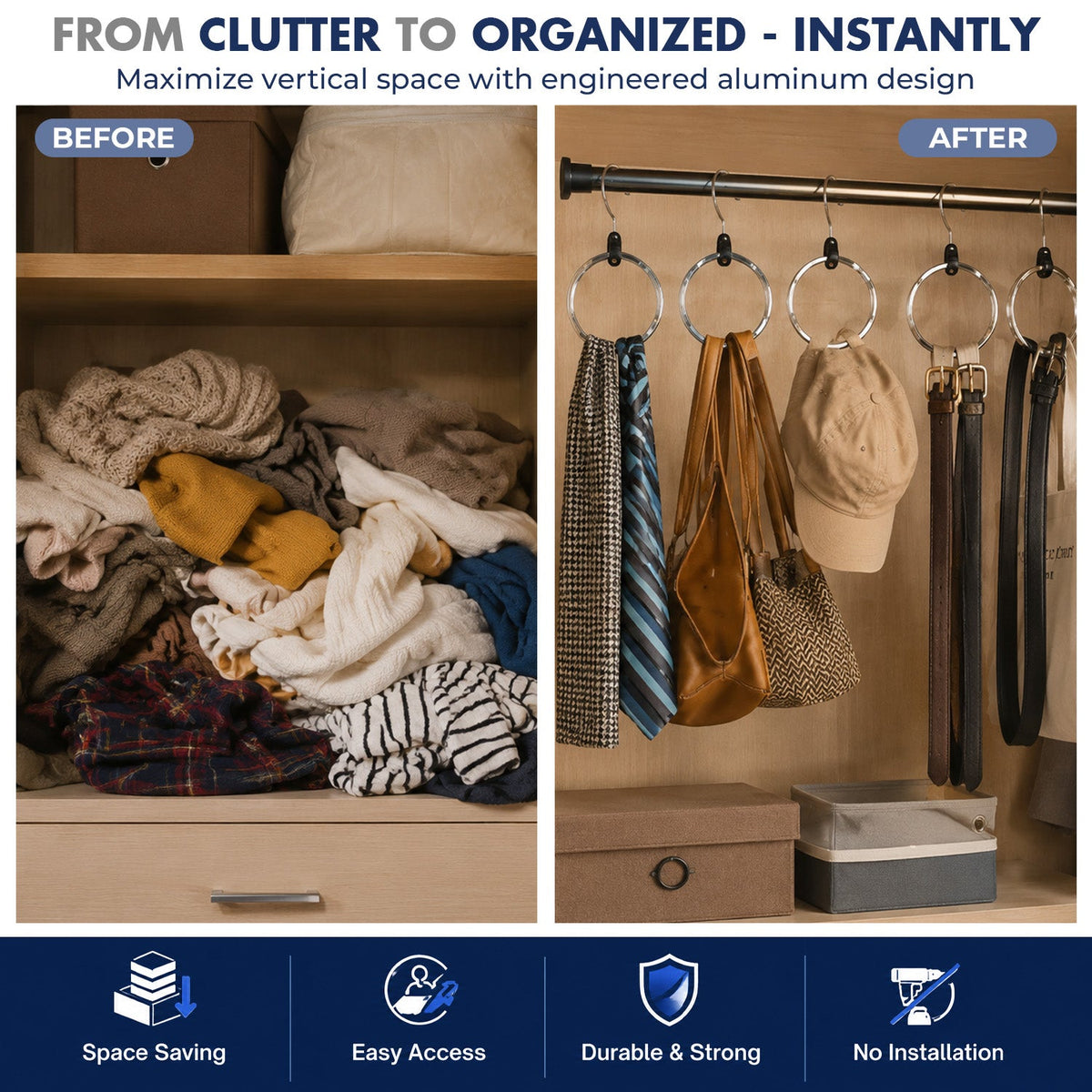 Sleepwyn Circular Closet Organizer Hanger