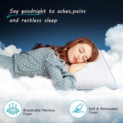 Sleepwyn Ultra Thin Memory Foam Pillow
