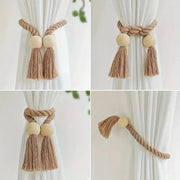Sleepwyn Wooden Curtain Tiebacks (2Pcs)