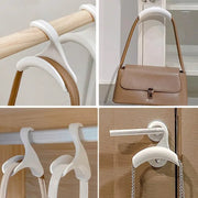 Sleepwyn Arched Clothes Hanger & Bag Hook (10 Pcs)