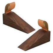 Sleepwyn Solid Wood Door Stopper with Non Slip Base