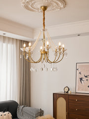 Imperial Pearl Crystal Chandelier