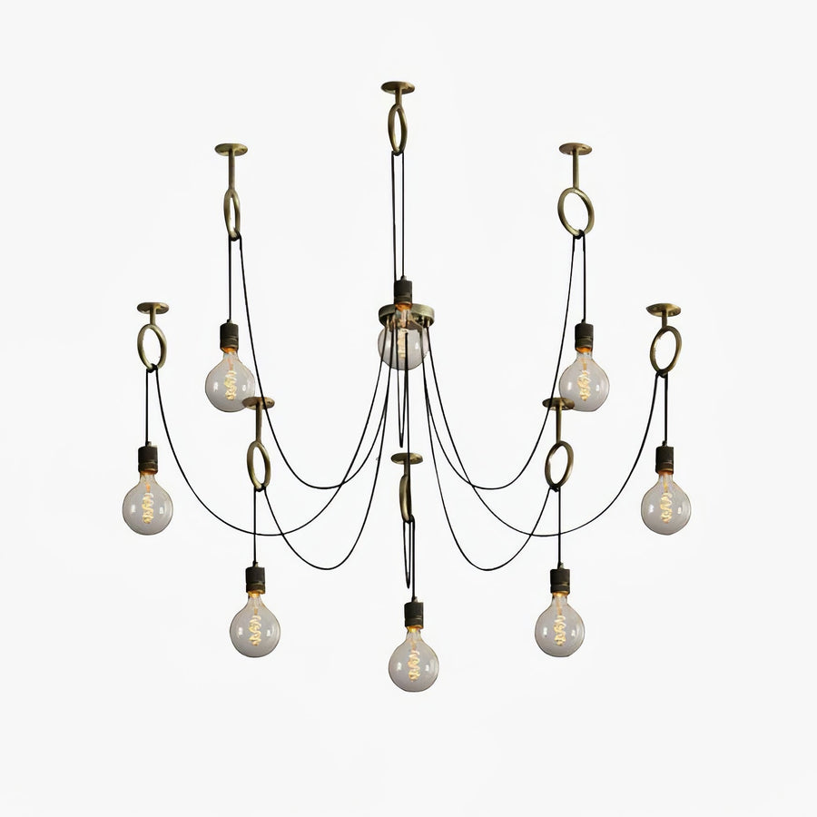 Industrial Spider Chandelier