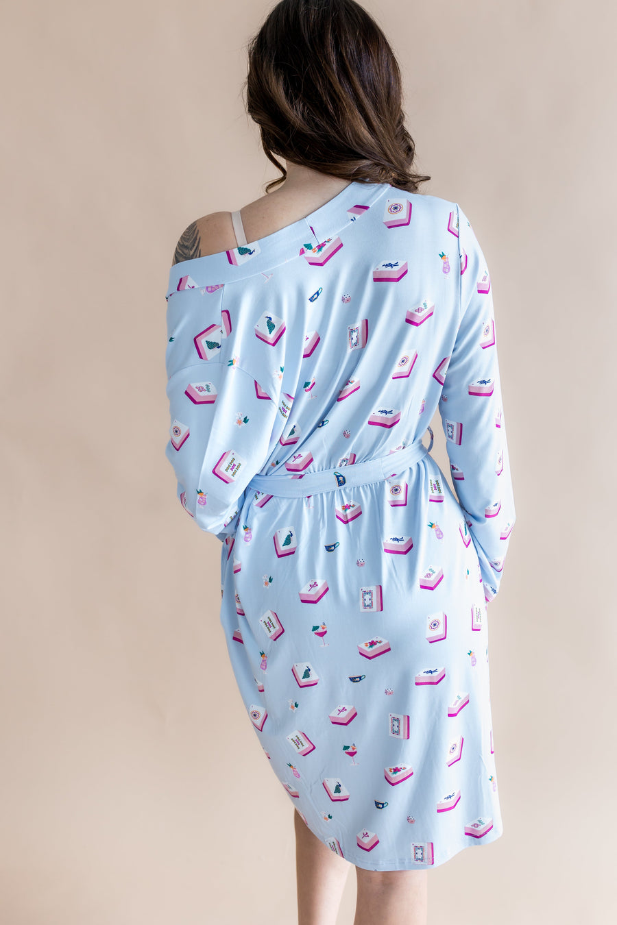 Women’s Lounge Robe in Mahjong