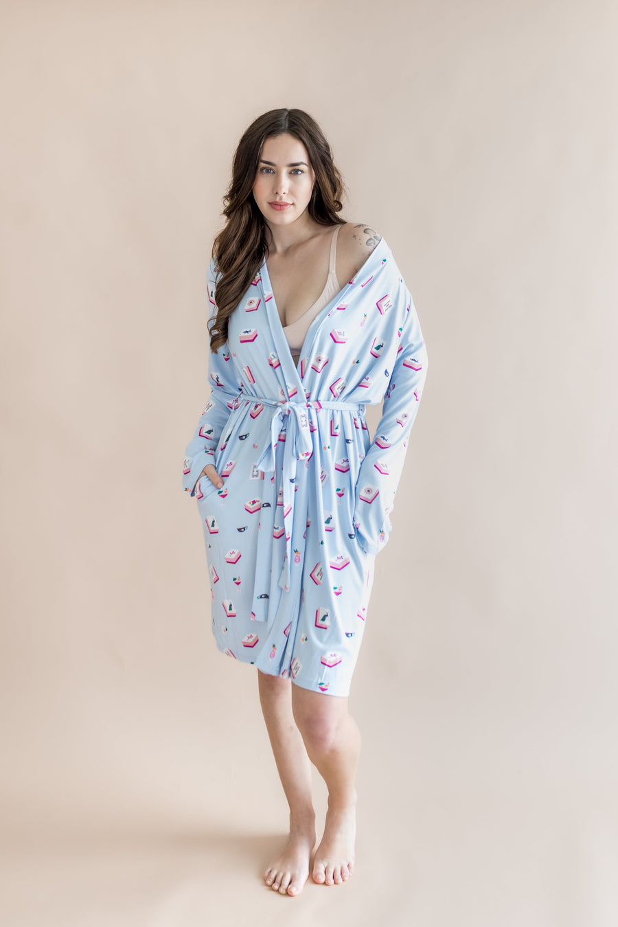 Women’s Lounge Robe in Mahjong