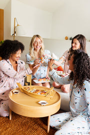 Women's Short Sleeve Pajama Set in Ice Sushi