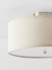 Kasha Linen Ceiling Light