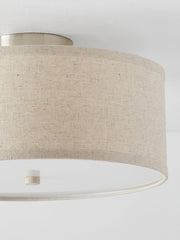 Kasha Linen Ceiling Light