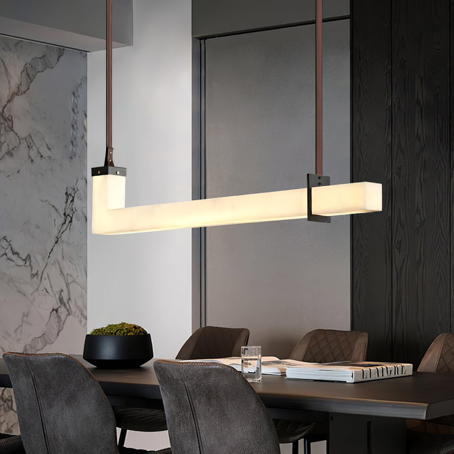 L-Axis Alabaster Pendant Lamp