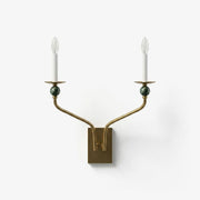 Laurel Branching Brass Sconce