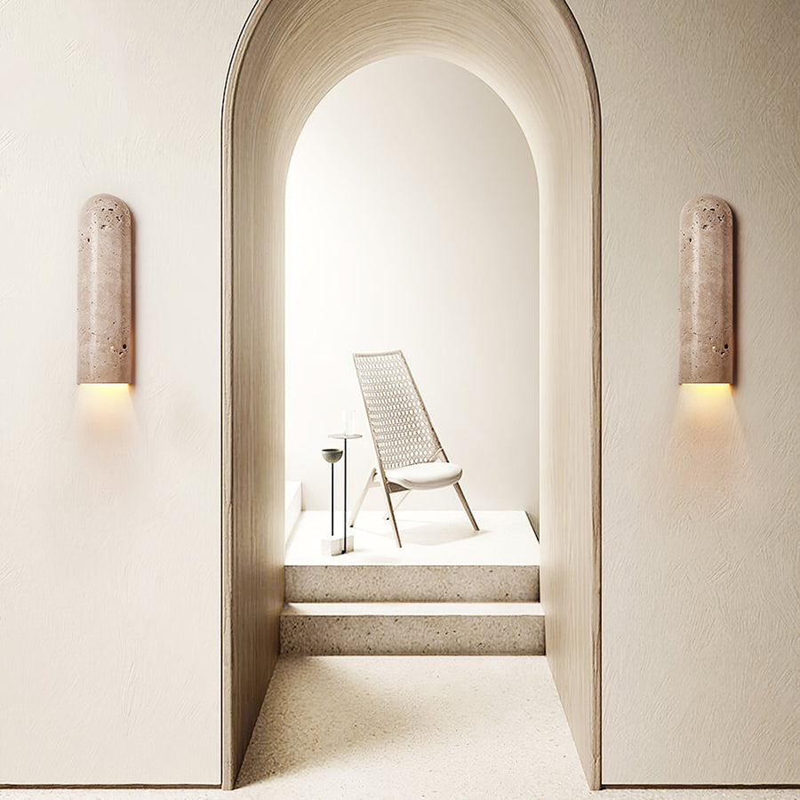 Lina Travertine Wall Light