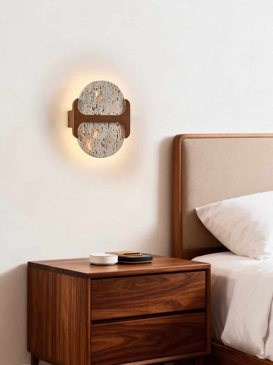 Liora Travertine Wall Light