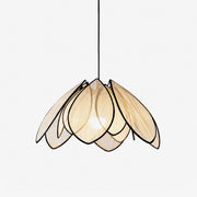 Lotus Petal Plant Fiber Pendant Lamp