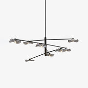Lotus Leaves Glass Chandelier