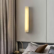 Lucent Pillar Alabaster Wall Light