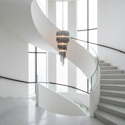 Lucente Noir Spiral Chandelier