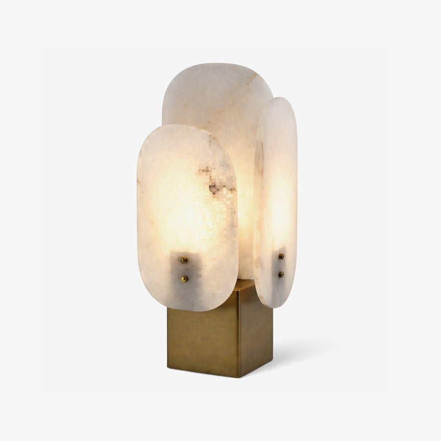 Luma Alabaster Panel Table Lamp