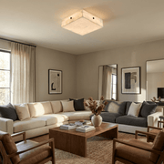 Luma Alabaster Square Ceiling Lamp