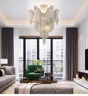 Luminous Cascade Chain Ceiling Light
