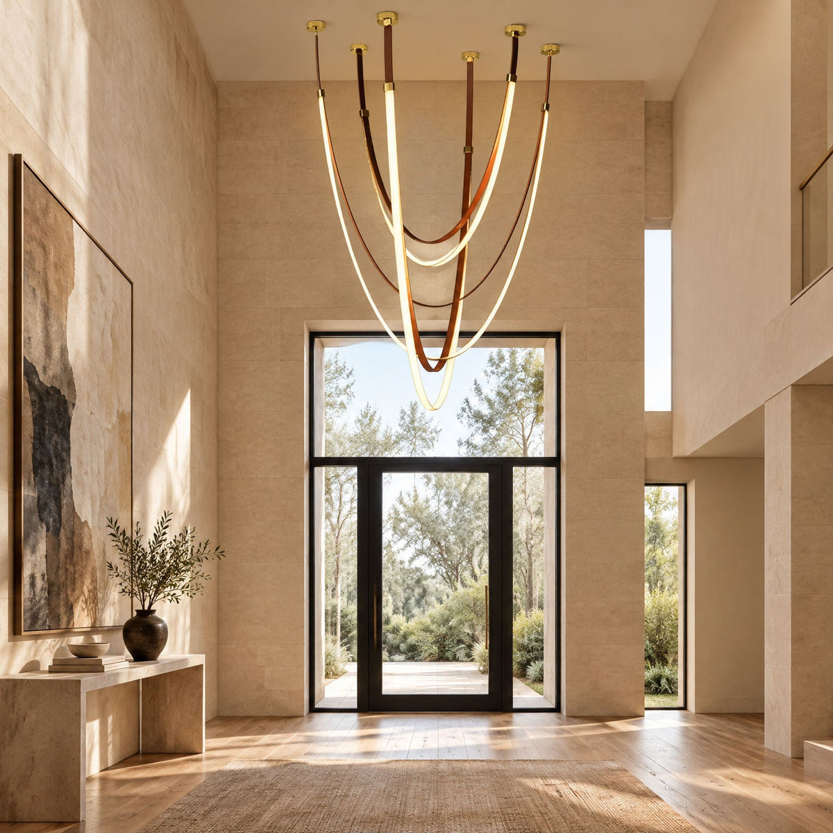 Lunara Strap Chandelier