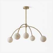 Lunara Alabaster Arc Chandelier
