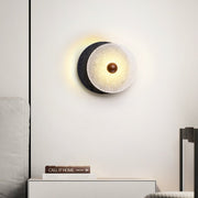Lunara Textured Disc Wall Light