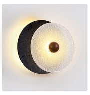 Lunara Textured Disc Wall Light
