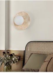 Lunaro Travertine Sconce