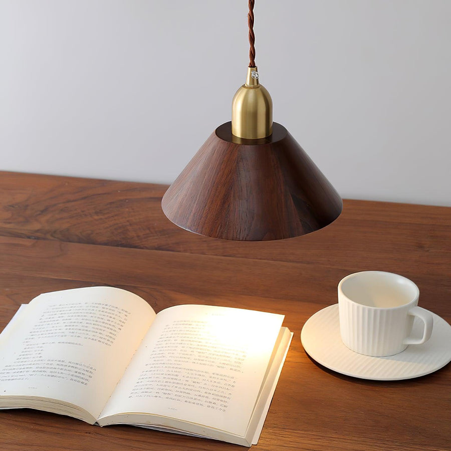 Lyfa Walnut Pendant Light