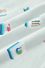Women's Lounge Pants in Dew Mahjong