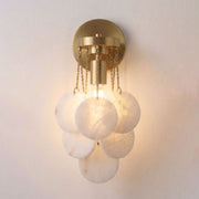 Magnolia Alabaster Disc Sconce