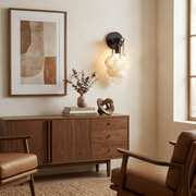 Magnolia Alabaster Disc Sconce