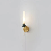 Marble Vertical Plug-in Wall Lamp