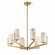 Marlowe Alabaster Star Chandelier