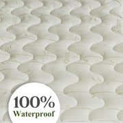 Top Split Cal King (Flex CalKing) Waterproof Bamboo Jacquard Mattress Pad